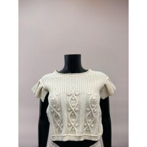 SHEIN Cream Women's Sweater‎ top size S